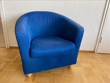 Abbildung: Sessel blau